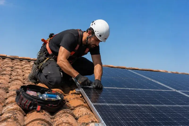 Maintenance et monitoring de panneaux solaires à Meilhan