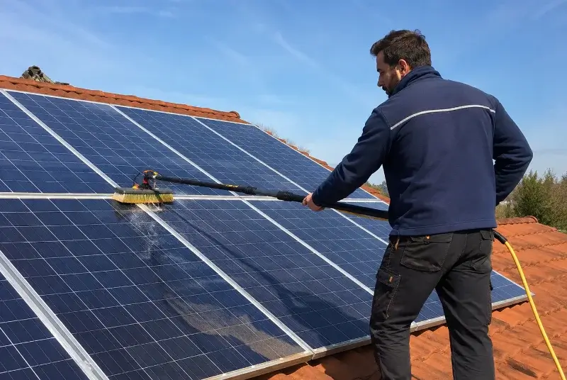 Nettoyage et entretien de panneaux solaires à Meilhan